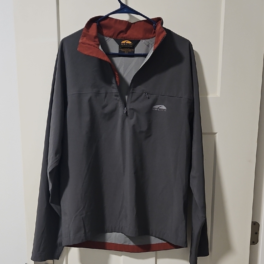 Men's Gray and Red Jacket
